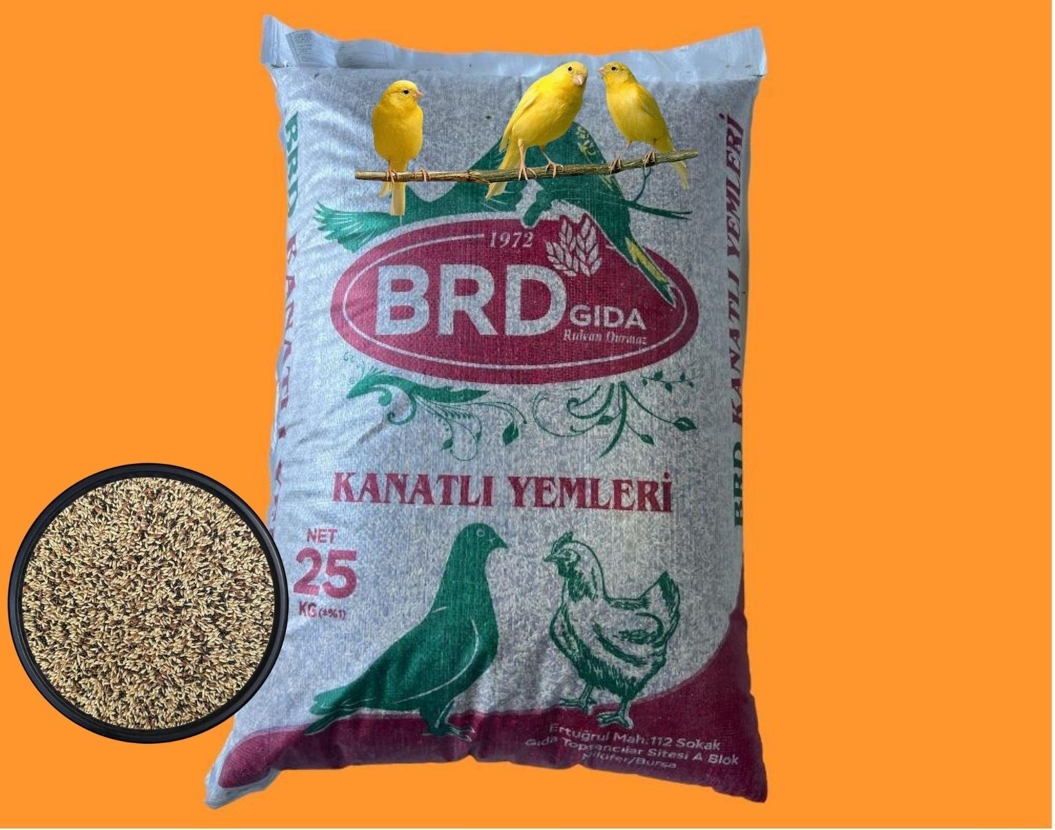 KARIŞIK, KANARYA YEMİ 25 KG.